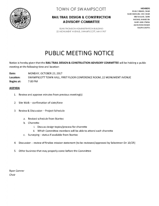RTDCAC Meeting Notice