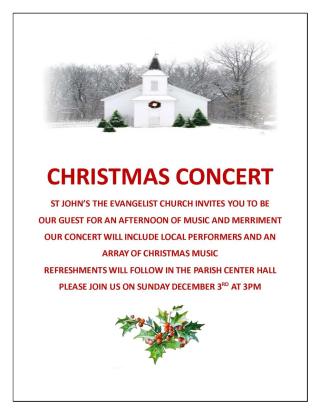 St John's Christmas Concert