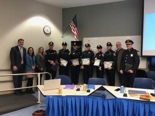 Swampscott Police being honored at Select Board Meeting