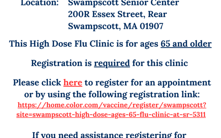 Flyer for clinic